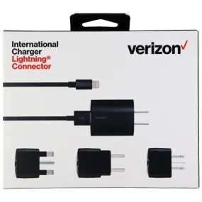 Verizon International MFi iPhone/iPad Charger Kit for UK, Europe, & Asia