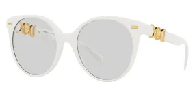 Versace Women's Fashion 55mm White Sunglasses