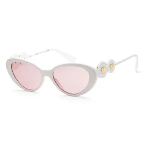 Versace Women's Fashion VE4433U-314-84 54mm Optical White Sunglasses