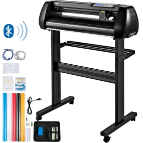 Vevor Vinyl Cutter 28" with Stand Adjustable Speed and Force Plotter SignMaster Software Bluetooth Connection New