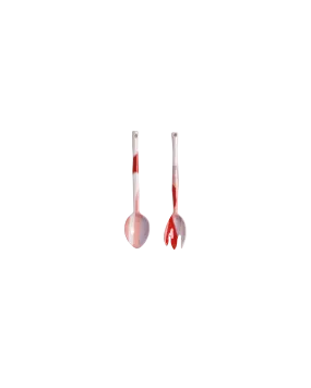 WASCO SALAD SERVER SET PINK