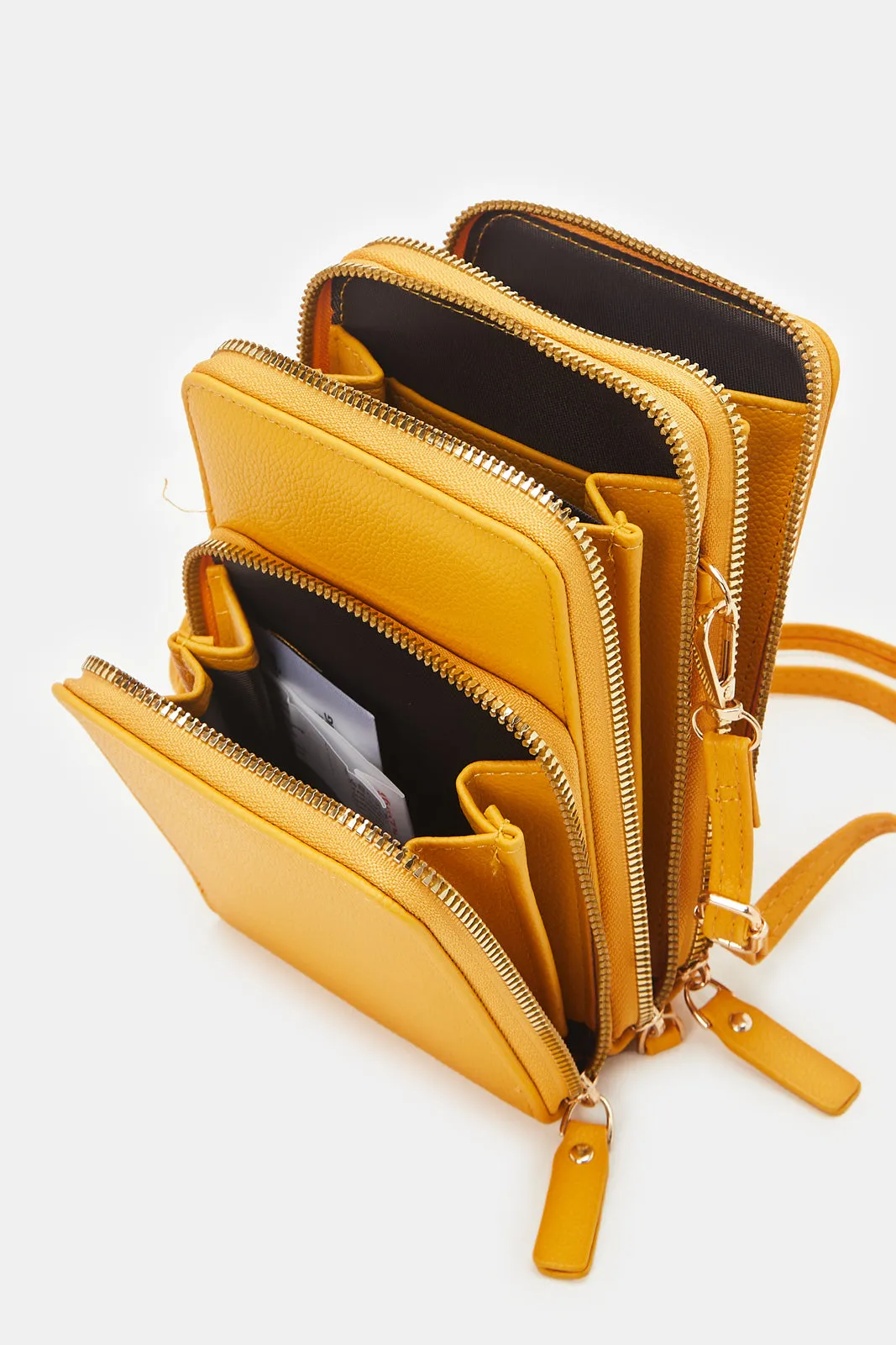 Women Mustard Mobile Pouch