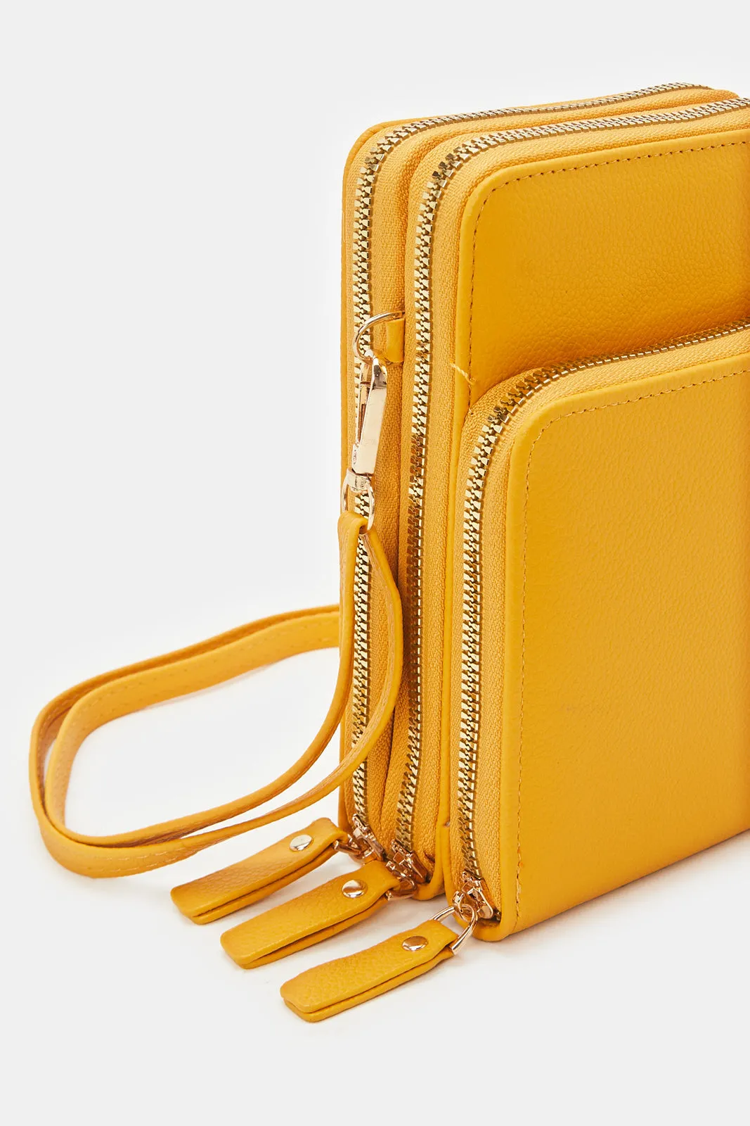 Women Mustard Mobile Pouch