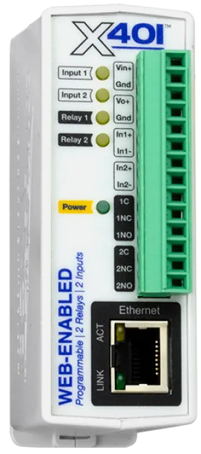 X-401 | Dual Relay and Input Module