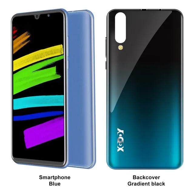 XGODY P30 3G Smartphone 6" 18:9 Android 9.0 2GB RAM 16GB ROM MTK6580 Quad Core Dual Sim 5MP Camera 2800mAh GPS WiFi Mobile Phone